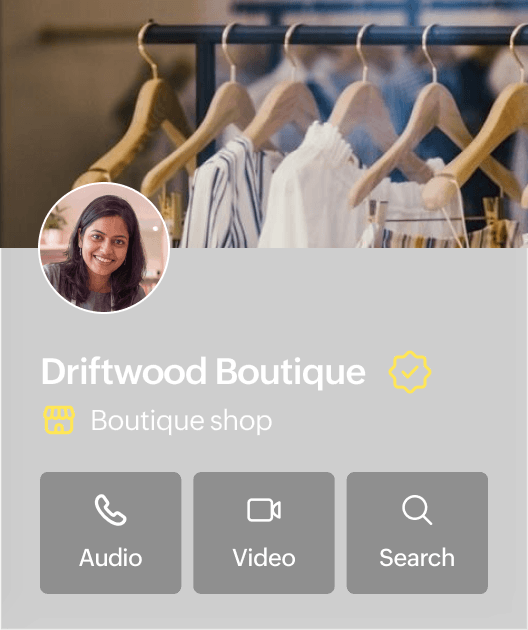 Customer chat conversation preview
